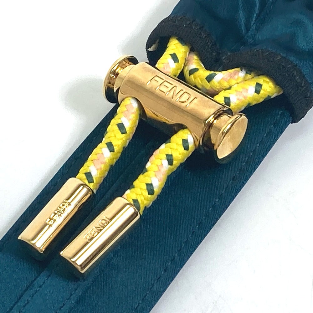 FENDI 8C0627 ベルト ズボン用ベルト ベルト サテンキャンバス レディース ブルー系