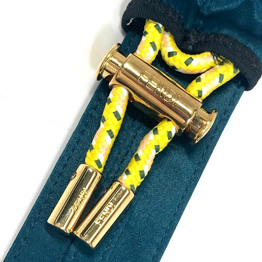 FENDI 8C0627 ベルト ズボン用ベルト ベルト サテンキャンバス レディース ブルー系