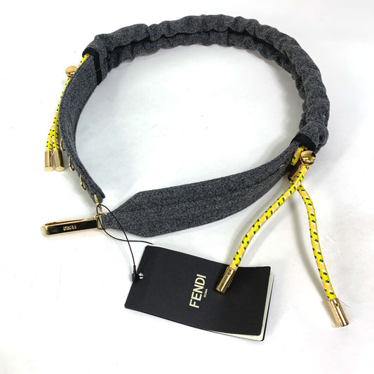 FENDI 8C0627 ストラップユー ニット ショルダーストラップ フェルト レディース グレー