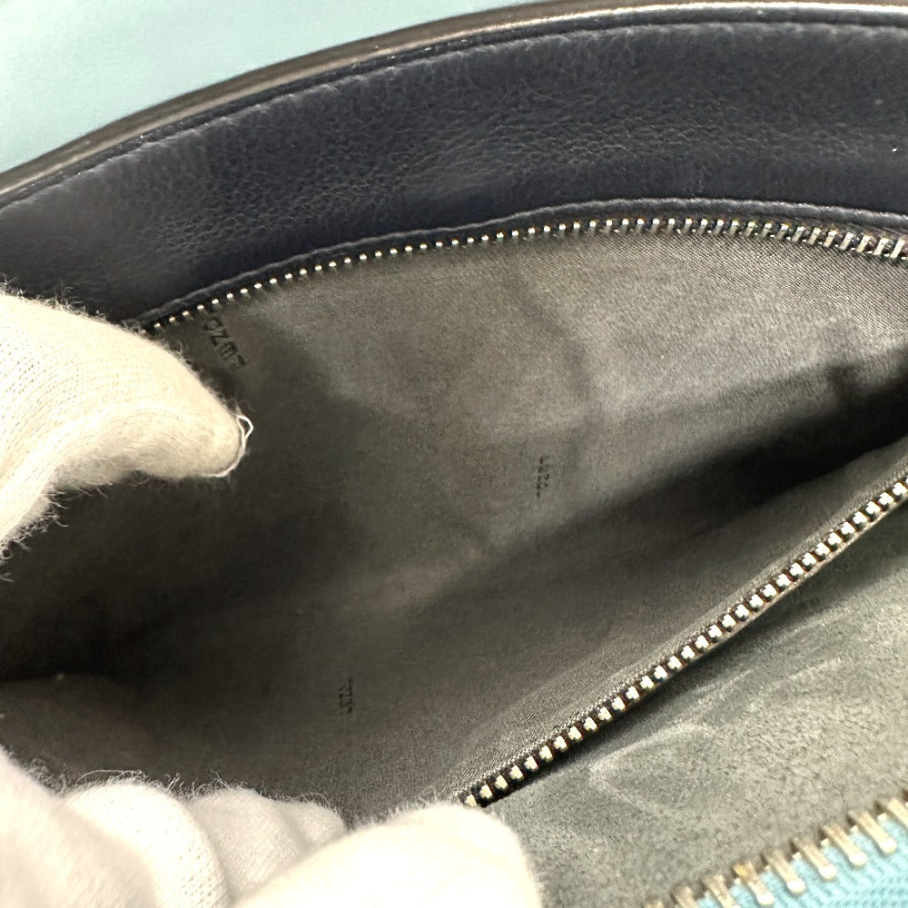 FENDI 8BN293 ドットコム 2WAYバッグ ショルダーバッグ カバン ハンドバッグ レザー レディース ブルー