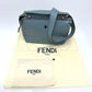 FENDI 8BN293 ドットコム 2WAYバッグ ショルダーバッグ カバン ハンドバッグ レザー レディース ブルー