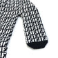 FENDI FXY010 Logo Gloves, Wool, Unisex, Black