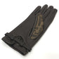 FENDI Zucca print FF logo winter gloves, canvas, women's, brown