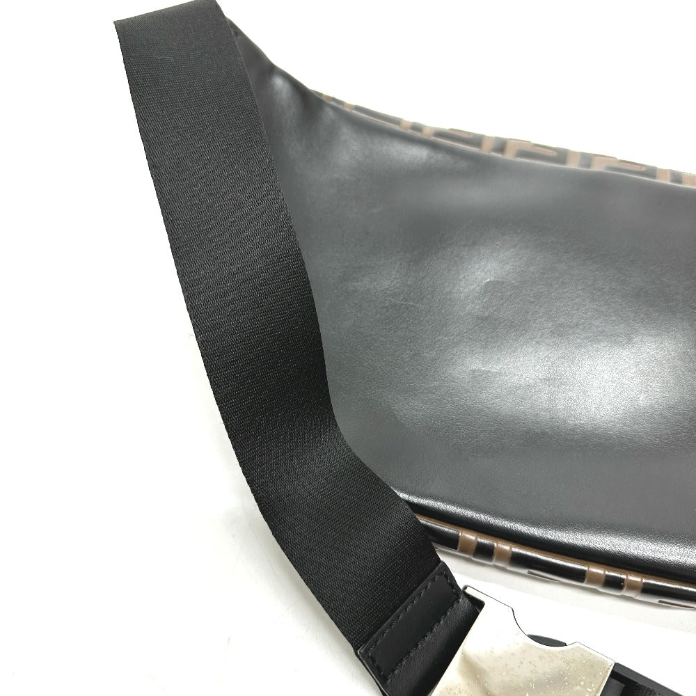 FENDI 7VA434 Crossbody Bag/Shoulder Bag/Zucca Bag/Body Bag/Leather/Brown Men's