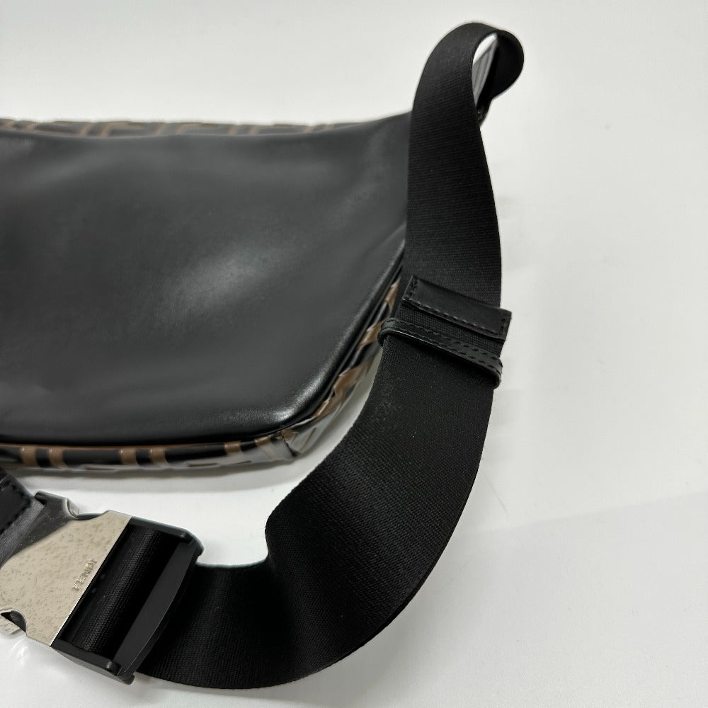 FENDI 7VA434 Crossbody Bag/Shoulder Bag/Zucca Bag/Body Bag/Leather/Brown Men's