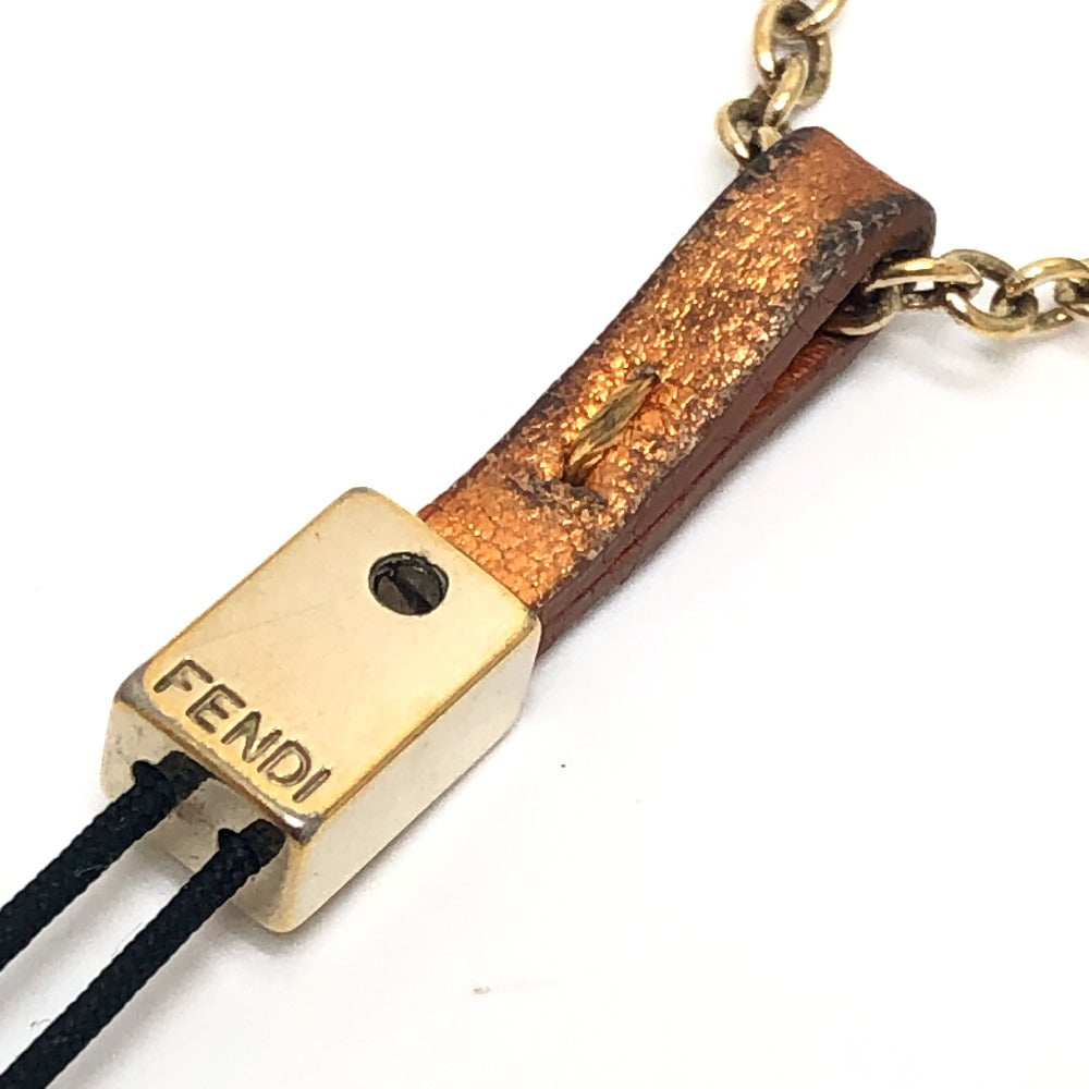 FENDI Bag Motif Mamma Baguette Accessory Key Holder Charm Cell Phone Strap Ceramic Women's Green