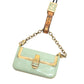 FENDI Bag Motif Mamma Baguette Accessory Key Holder Charm Cell Phone Strap Ceramic Women's Green