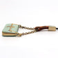 FENDI Bag Motif Mamma Baguette Accessory Key Holder Charm Cell Phone Strap Ceramic Women's Green