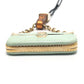 FENDI Bag Motif Mamma Baguette Accessory Key Holder Charm Cell Phone Strap Ceramic Women's Green