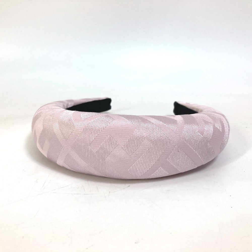 FENDI FXQ646 Zucca Hair Accessory, Silk Headband, Pink, Women's