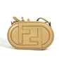 FENDI 8BS058 ポシェット 斜め掛け カメラケース スモール オーロック MINI CAMERA CASE 2WAYバッグ ハンドバッグ ショルダーバッグ レザー レディース ベージュ