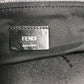 FENDI 7VA470 Crossbody Clutch Bag, Monster Bugs, 2-Way Messenger Bag, Shoulder Bag, Leather, Men's, Black
