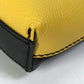 FENDI 7VA470 Crossbody Clutch Bag, Monster Bugs, 2-Way Messenger Bag, Shoulder Bag, Leather, Men's, Black
