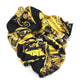 FENDI Versace collaboration Versace Fendace FENDACE hair accessory hair tie Zucca scrunchie silk women's black