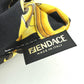 FENDI Versace collaboration Versace Fendace FENDACE hair accessory hair tie Zucca scrunchie silk women's black