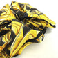 FENDI Versace collaboration Versace Fendace FENDACE hair accessory hair tie Zucca scrunchie silk women's black