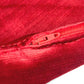 FENDI Rhinestone and Swarovski Logo Cushion Cover, Velvet, Unisex, Red