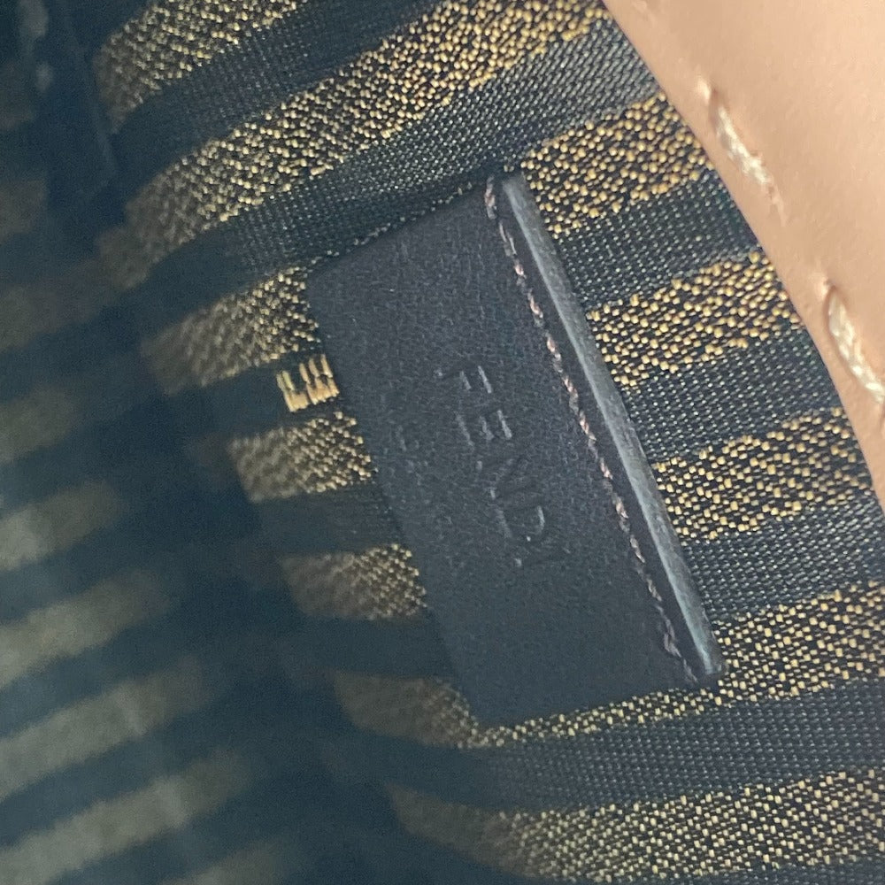 FENDI 8BS051 ショルダーバッグ 斜め掛け カバン サンシャインショッパースモール 2WAYバッグ ハンドバッグ レザー レディース ベージュ系