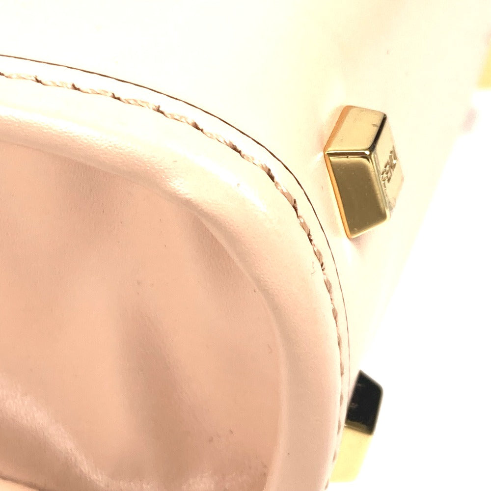 FENDI 8BS051 ショルダーバッグ 斜め掛け カバン サンシャインショッパースモール 2WAYバッグ ハンドバッグ レザー レディース ベージュ系