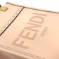 FENDI 8BS051 ショルダーバッグ 斜め掛け カバン サンシャインショッパースモール 2WAYバッグ ハンドバッグ レザー レディース ベージュ系