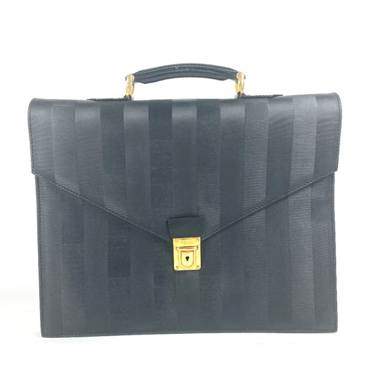 FENDI カバン ペカン ハンドバッグ 書類バッグ ブリーフケース ビジネスバッグ PVC メンズ ブラック