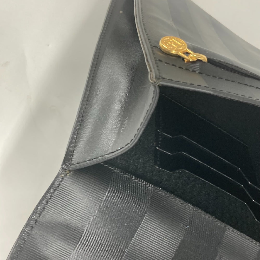 FENDI カバン ペカン ハンドバッグ 書類バッグ ブリーフケース ビジネスバッグ PVC メンズ ブラック