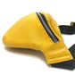 FENDI 7VA434 Selleria Crossbody Bag, body bag, one shoulder bag, stitching Waist Pouch Leather yellow Used