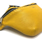 FENDI 7VA434 Selleria Crossbody Bag, body bag, one shoulder bag, stitching Waist Pouch Leather yellow Used