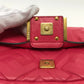FENDI 8BS017 FF Baguette Small Chain 2-Way Bag, Shoulder Bag, Lambskin, Pink