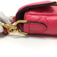 FENDI 8BS017 FF Baguette Small Chain 2-Way Bag, Shoulder Bag, Lambskin, Pink