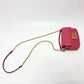 FENDI 8BS017 FF Baguette Small Chain 2-Way Bag, Shoulder Bag, Lambskin, Pink