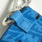FENDI 7AR987 Zucca Print Airpods Case, Earphone Case, Small Item Case, Plastic, Women's, Blue