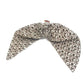 FENDI Silk Logo Hair Clip, Hair Accessory, Fashion Accessory, Barrette, Silk, Women's, Brown and White