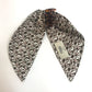 FENDI Silk Logo Hair Clip, Hair Accessory, Fashion Accessory, Barrette, Silk, Women's, Brown and White