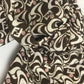 FENDI Silk Logo Hair Clip, Hair Accessory, Fashion Accessory, Barrette, Silk, Women's, Brown and White