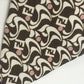 FENDI Silk Logo Hair Clip, Hair Accessory, Fashion Accessory, Barrette, Silk, Women's, Brown and White