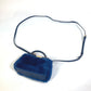 FENDI Micro Peekaboo Crossbody Bag, 2-Way Shoulder Bag/Handbag, Faux Fur, Women's, Blue