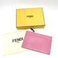 FENDI 7AR907 ピーカブー バッグイン カバン ポケット フラット バッグアクセサリー ポーチ レザー レディース ピンク