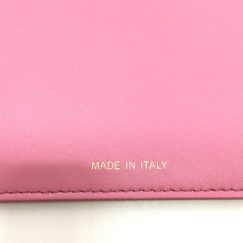 FENDI 7AR907 ピーカブー バッグイン カバン ポケット フラット バッグアクセサリー ポーチ レザー レディース ピンク