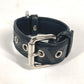 FENDI 8AC016 ズッカ ドッグカラー 犬 ペット アクセサリー ワンちゃん 首輪 レザー ユニセックス ブラック - brandshop-reference