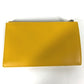 FENDI 7N0114 ロゴ カバン ポーチ クラッチバッグ レザー レディース イエロー