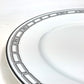 FENDI 7AC045 White Porcelain Dinnerware, Set of 2, Pair of Orlock Plates, Women's, White
