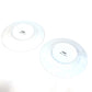 FENDI 7AC047 White Porcelain Dinnerware, Set of 2, Pair of Orlock Plates, Side Plates, Porcelain, Women's, White