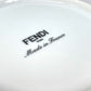 FENDI 7AC047 White Porcelain Dinnerware, Set of 2, Pair of Orlock Plates, Side Plates, Porcelain, Women's, White