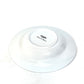 FENDI 7AC046 White Porcelain Dinnerware, Set of 2 Orlock Plates, White Porcelain Soup Plates, Women's, White