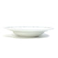FENDI 7AC046 White Porcelain Dinnerware, Set of 2 Orlock Plates, White Porcelain Soup Plates, Women's, White