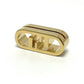 FENDI 7AC067 Orlock Placeholder, Metal, Gold, for Women
