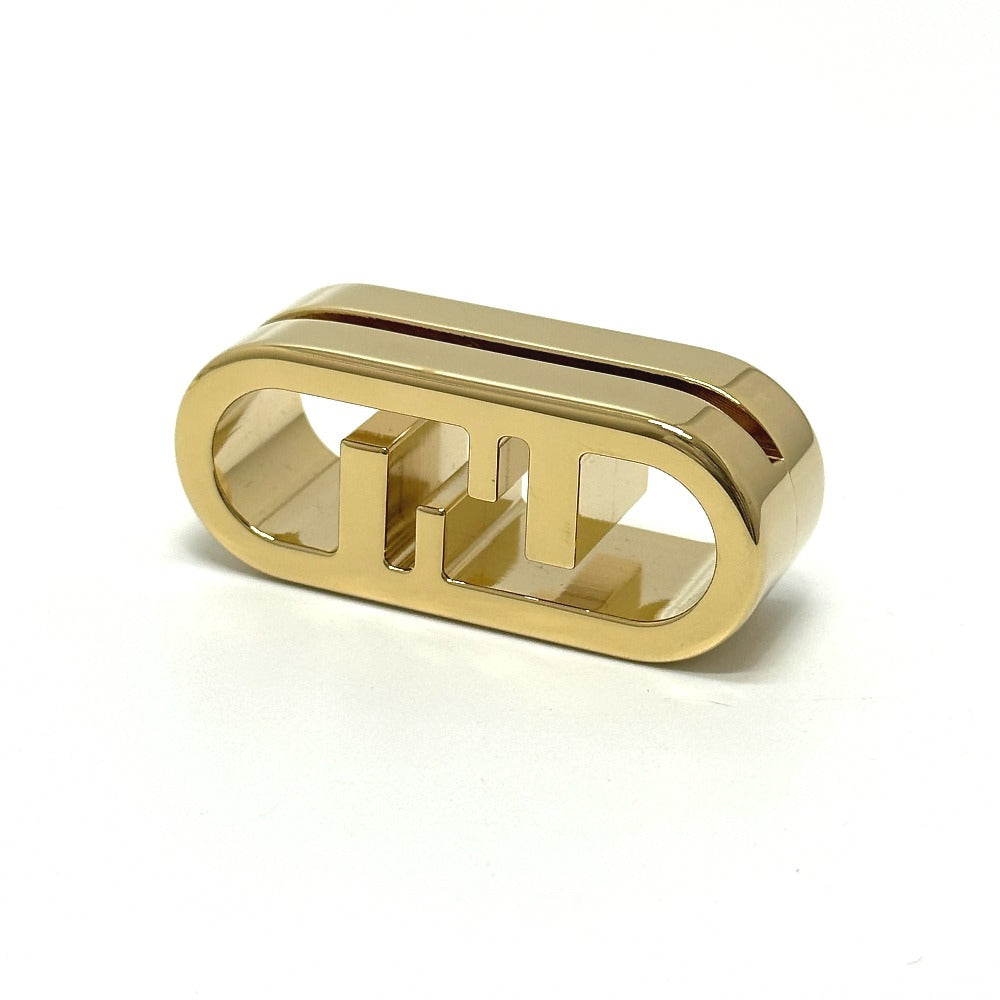 FENDI 7AC067 Orlock Placeholder, Metal, Gold, for Women