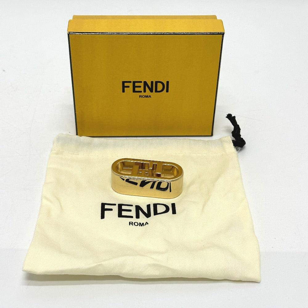 FENDI 7AC067 Orlock Placeholder, Metal, Gold, for Women