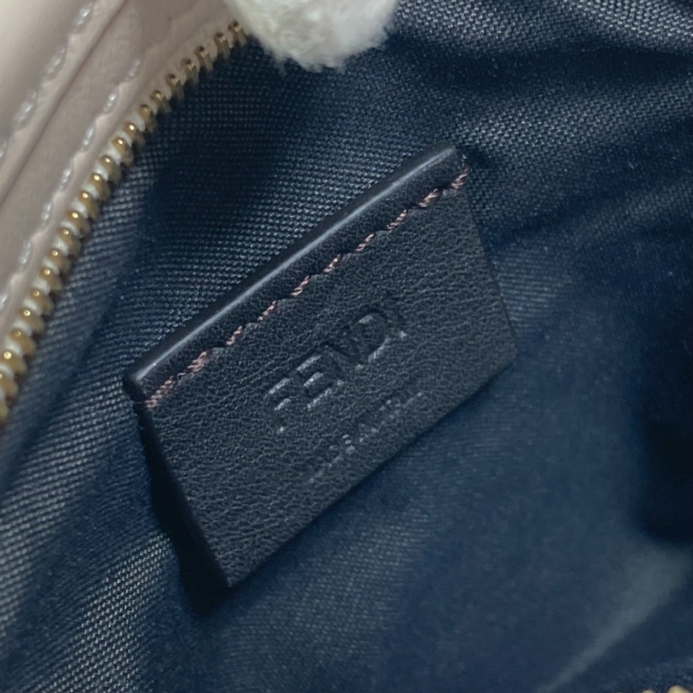 FENDI 7AS131 スマホケース ズッカ ロゴ フォンポーチ スマホポーチ オーロック ショルダーバッグ 斜め掛け ポーチ ビスコース レディース ベージュ